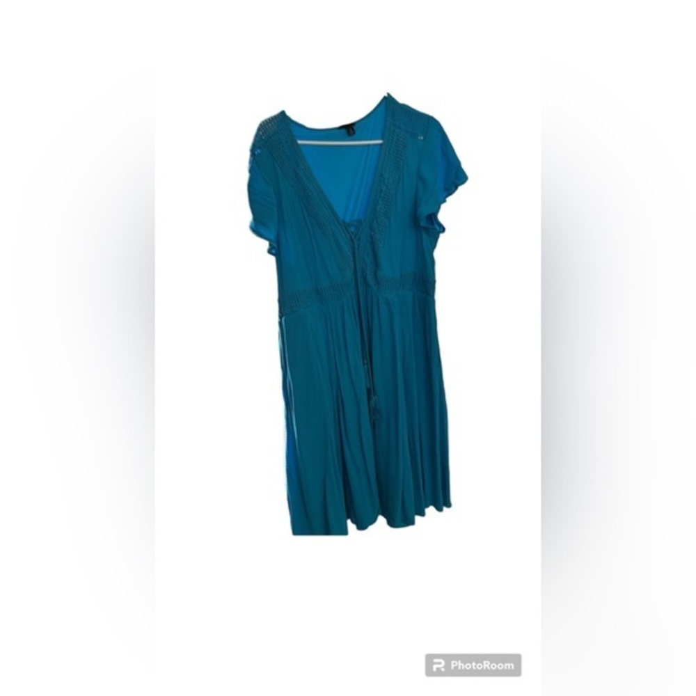 Blue dress